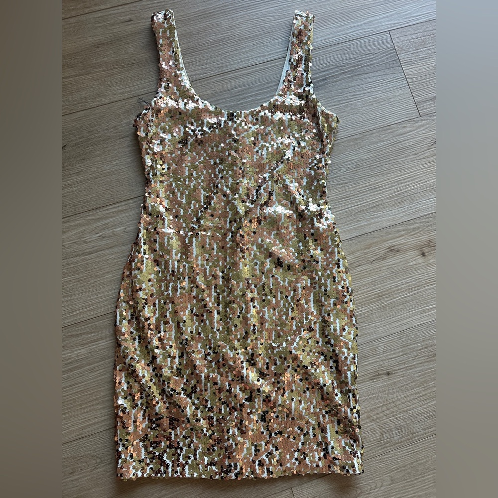 AUW Sparkling Sequin Mini Dress